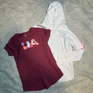 Girls Small Top Bundle – Under Armour & Vineyard Vines – Size Small